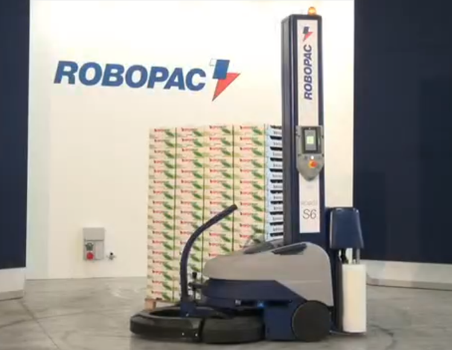 自走式缠膜机视频